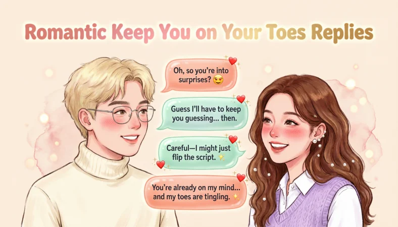 Romantic Keep You on Your Toes Replies