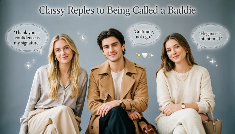 Classy Replies to Being Called a Baddie