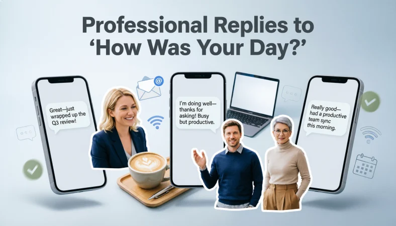 Professional Replies to “How Was Your Day?”