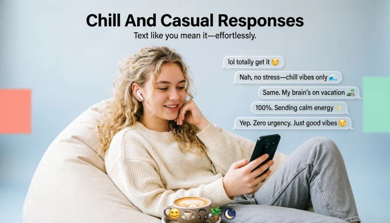 Chill And Casual Responses