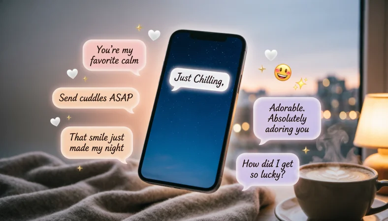 Romantic Replies to “Just Chilling”