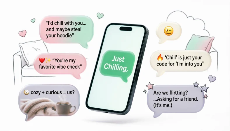 Funny and Flirty Replies to “Just Chilling”