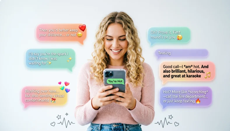 Flirty Responses to “You’re Hot”