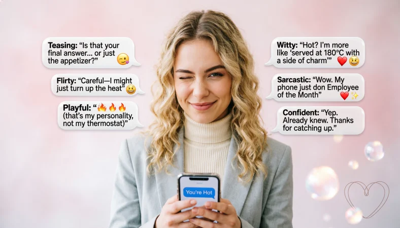 Cheeky Responses to “You’re Hot”