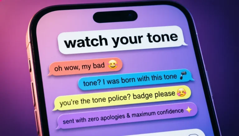 watch your tone