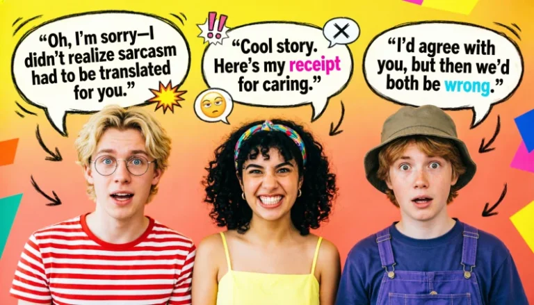 Comebacks for annoying people