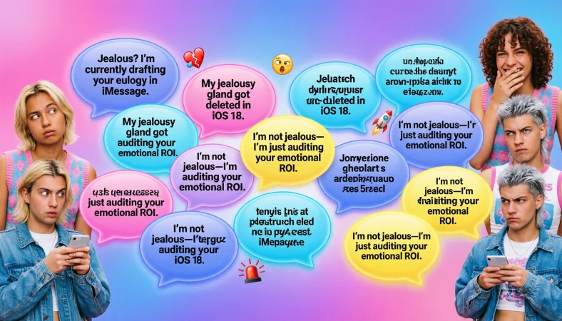 Funny replies to “are you jealous”