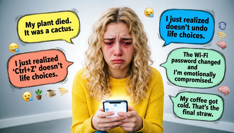 Funny replies to “why are you sad”