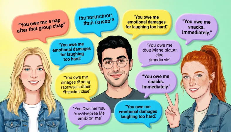 Funny replies to “you owe me”
