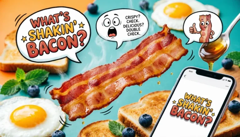 funny responses to whats shakin bacon
