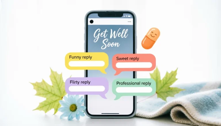 Get well soon replies