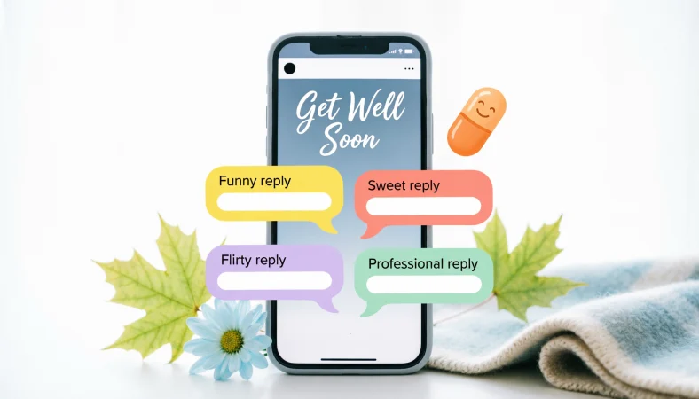 Get well soon replies