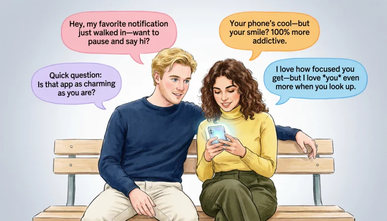 Girlfriend always on her phone issue