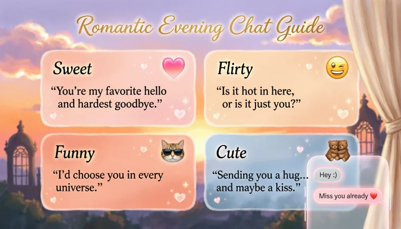 Good evening replies for boyfriend