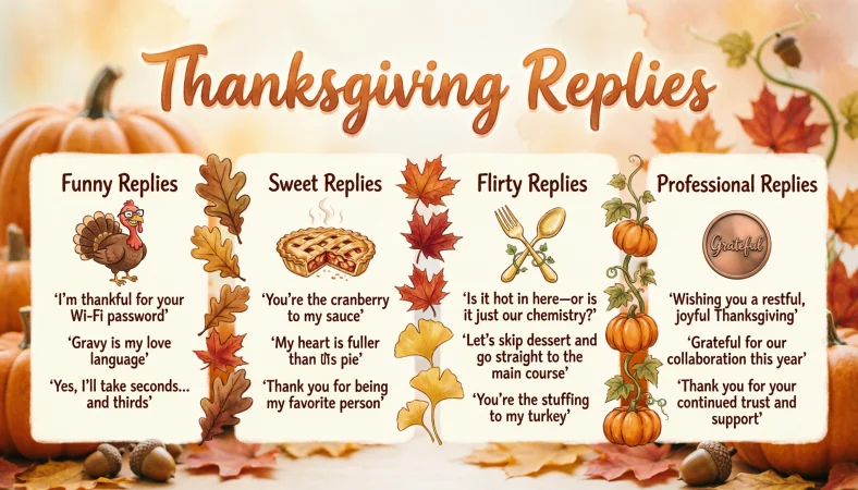 Happy Thanksgiving replies