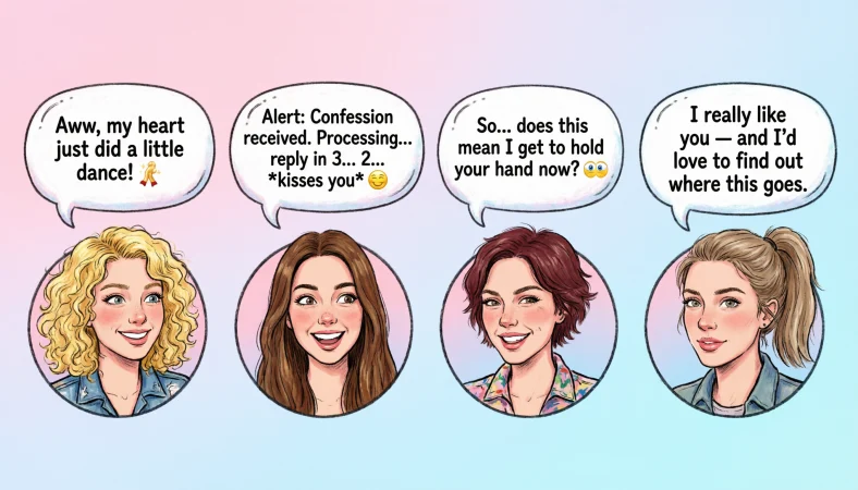 how to respond to a confession of liking you
