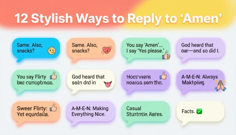 how to respond to amen