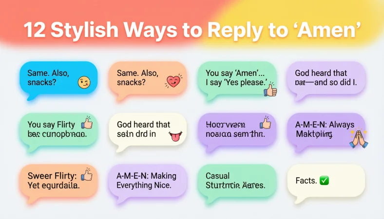 how to respond to amen