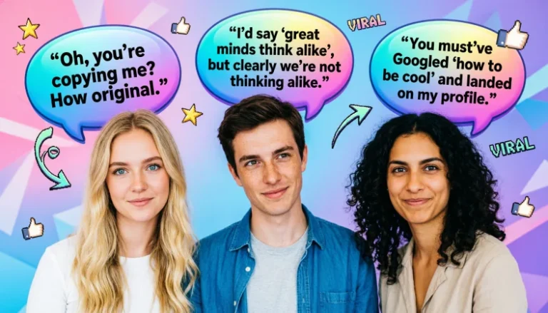 how to respond to copycat