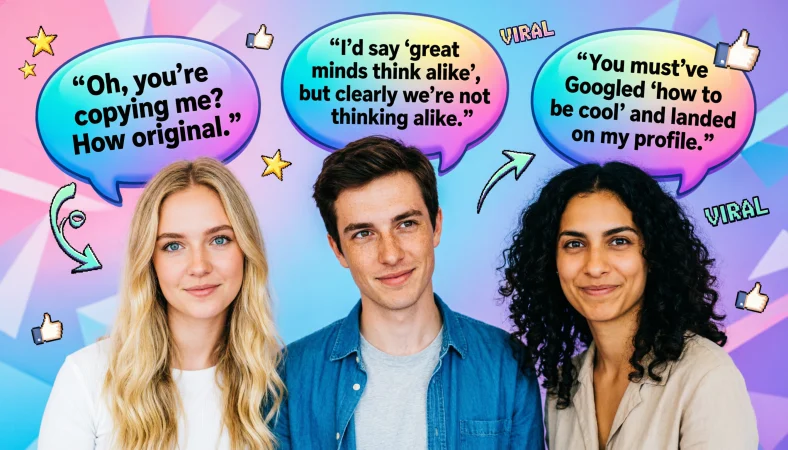 how to respond to copycat