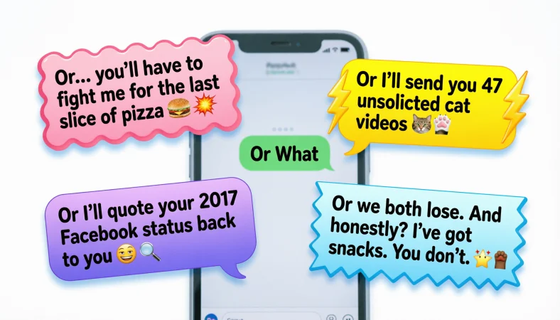 how to respond to or what