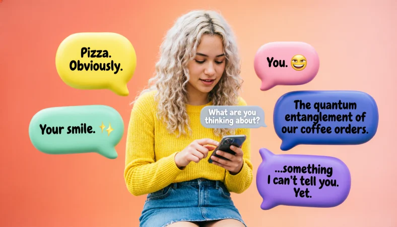 how to respond to what are you thinking about