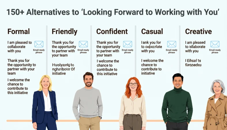 Looking forward to working with you alternatives