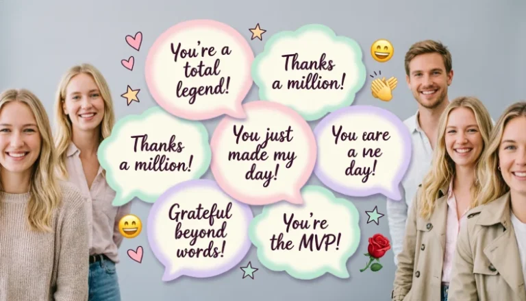 Other ways to say thank you