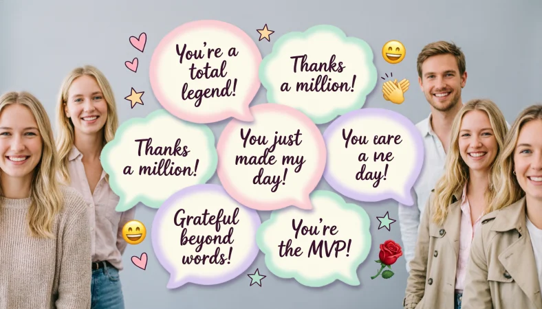 Other ways to say thank you