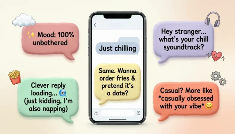 Reply to “just chilling”