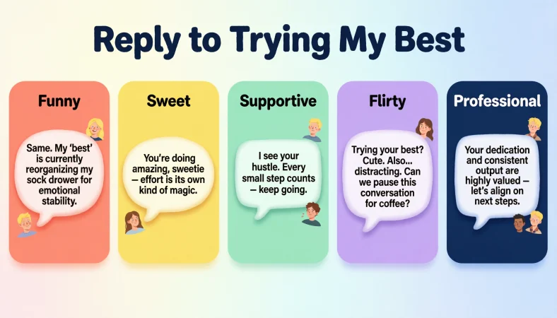 Reply to “trying my best”