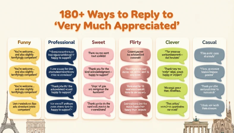 Reply to “very much appreciated”