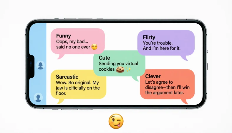 Respond to wink emoji