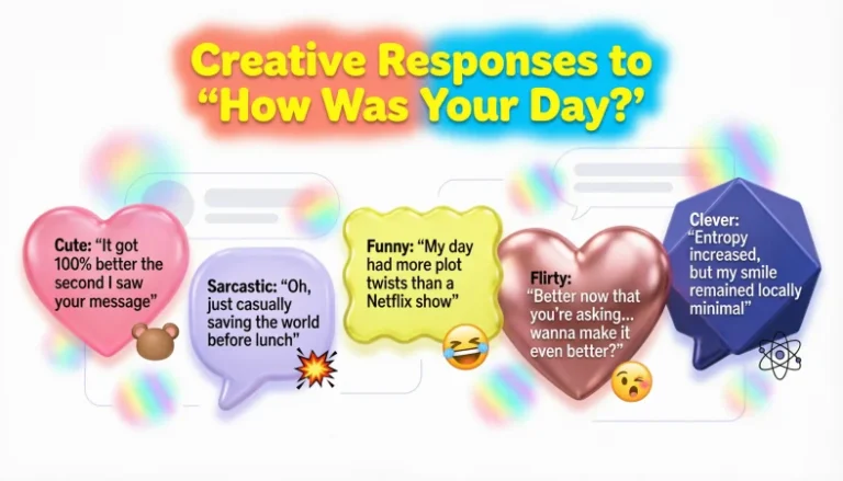 responses to the tricky question how was your day