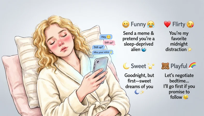 What to say when someone falls asleep