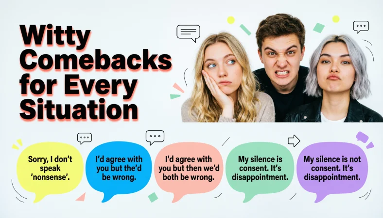 Witty comebacks