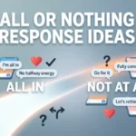all or nothing response