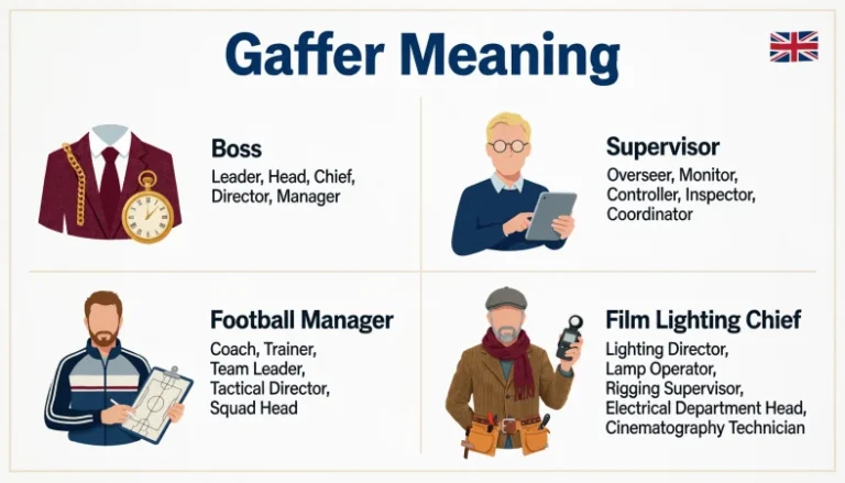 Alternative gaffer meaning