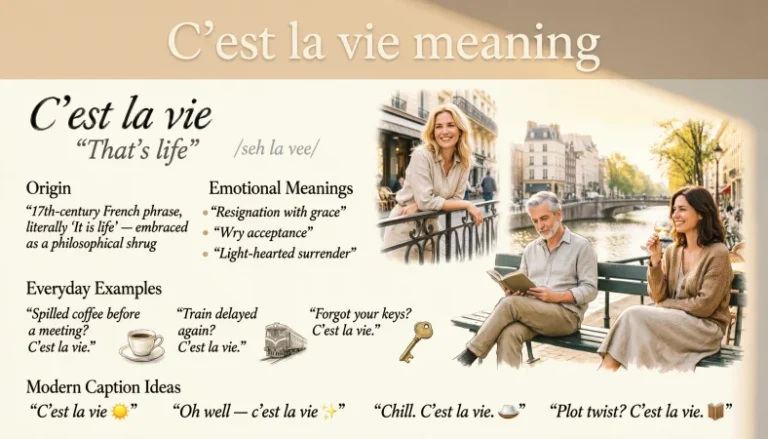 C’est la vie meaning