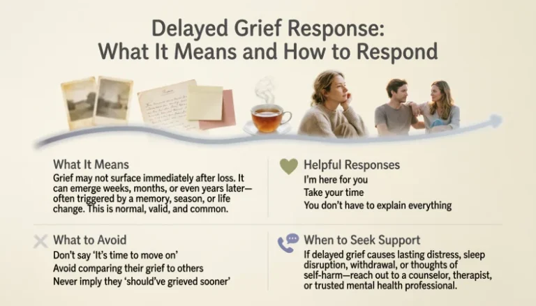 delayed grief response