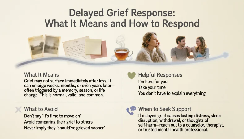 delayed grief response