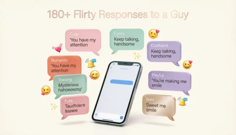 flirty responses to a guy