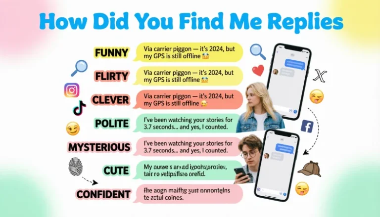 How did you find me replies