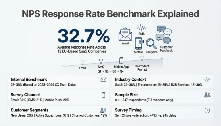 nps response rate benchmark