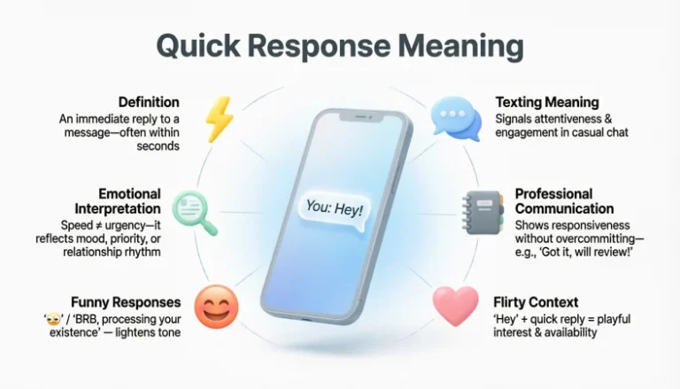 quick response meaning