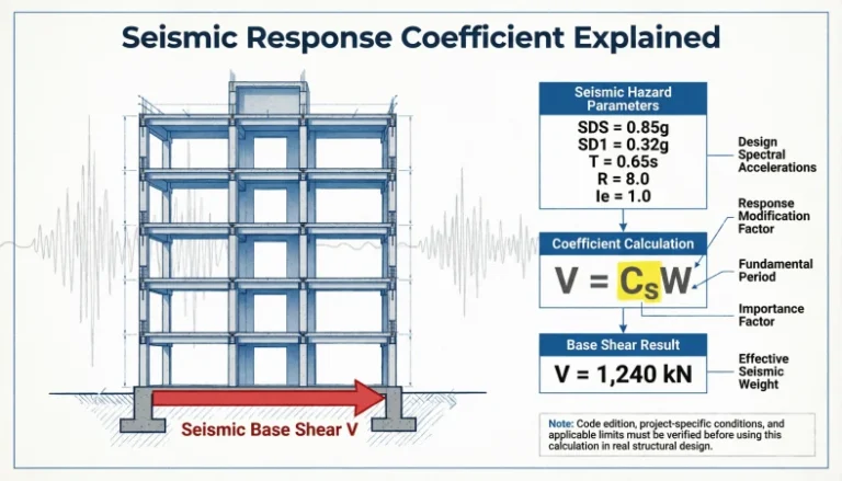 seismic response coefficient