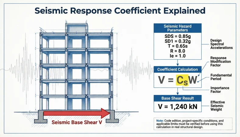 seismic response coefficient