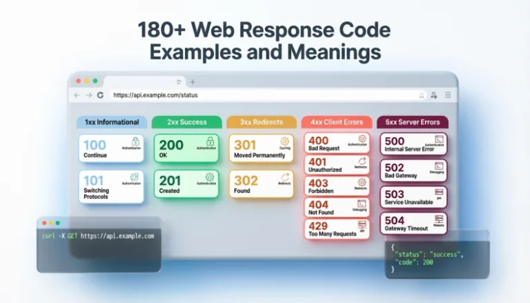 web response code