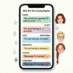 Why are you crying replies