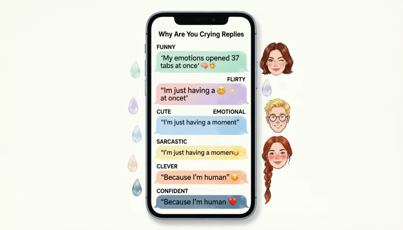 Why are you crying replies